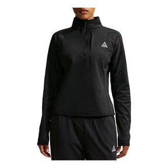 Nike (WMNS) Nike x ACG Wolf Grid Therma-FIT 1 2-Zip Top Black Summit White IO4471-010