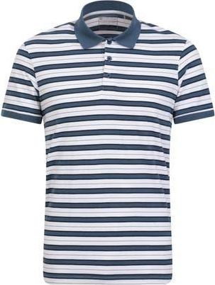 Mountain Warehouse Wren Stripe Cotton Polo Shirt in White at Nordstrom, Size Xxx-Large