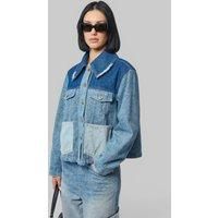 Ganni Vintage Patchwork Denim Jacket