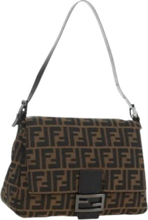 Fendi Pre-owned Vintage Schoudertas - Dames - Vintage Schoudertas - Veelkleurig - ONE Size - Leer - Vintage