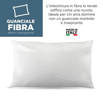 KASANOVA Cuscino guanciale effetto massaggiante No stress in morbida fibra