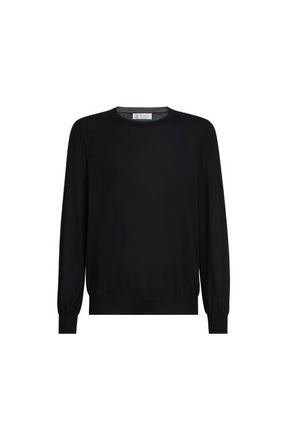 Brunello Cucinelli Cashmere and silk lightweight sweater in Black at Nordstrom, Size 46 It