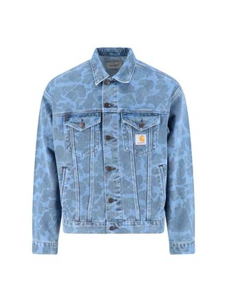 Carhartt Work in Progress Duck Helston Jacket, In Light Blue Organic Cotton
