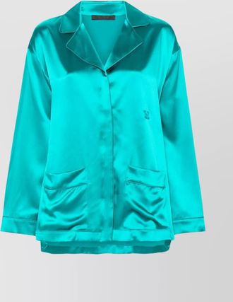 Max Mara silk tunic with drop shoulder design