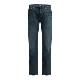 7 For All Mankind Straight Leg Jeans - Heren - Jeans - Blauw - Maat: W36