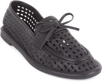 Elie Tahari Maple Cutout Loafer in Black at Nordstrom, Size 5.5