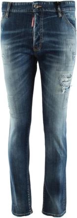 Dsquared2 Cool Guy Jean - Heren - Slim Fit Jeans - Blauw - 2XL - Katoen - Jeans