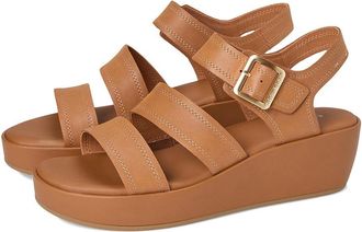 Rockport Anala Womens Wedge Shoes Cognac Leather : 9.5 M (B), Leather/Rubber