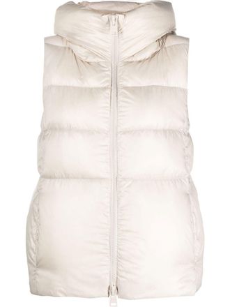 Herno Globe bodywarmer met capuchon - Beige
