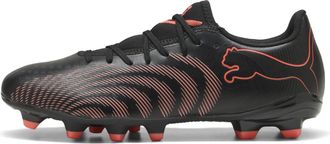 Puma Puma Mens Future 9 Play Firm, Artificial Ground Soccer Cleats, Puma Black-Glowing Red-Strong Gray, 11.5