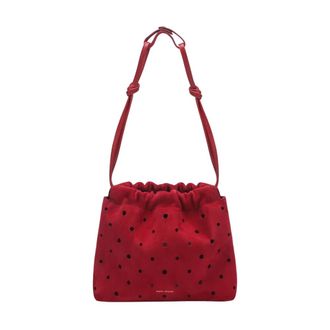 Manu Atelier Shoulder Bags, female, Red, Size: ONE SIZE Romy Pouch Perforated