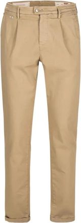 Sartoria Tramarossa Pant Chino Alberto - Heren - Chinos - Beige - W32 - Su&egrave;de - Broeken