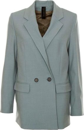 Drykorn Linnenmix Oversized Blazer - Heren - Blazers - Groen - M - Linnen - Jassen