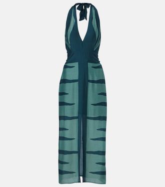 Vix Ina printed midi dress