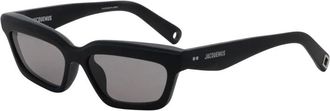 Jacquemus Sunglasses, female, Black, Size: ONE SIZE Black Sunglasses for Women