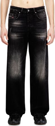 Diesel Relaxed Jeans - 2001 D-Macro - Jeans - Man - Black