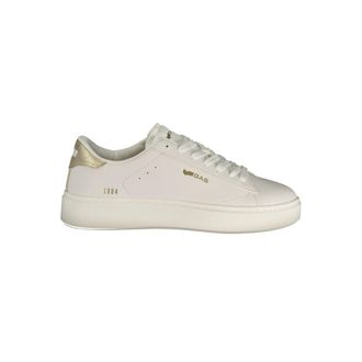 Gas Witte Polyurethaan Dames Sneakers