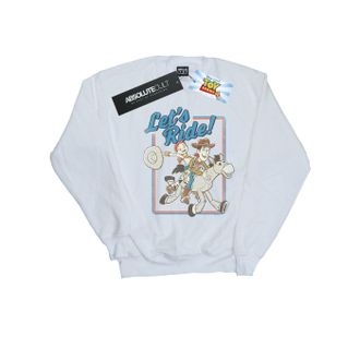 Disney Heren Toy Story 4 Let&acute;s Ride Sweatshirt (Wit)