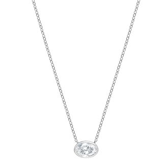 Grown Brilliance 14KT White Gold Carat Lab Grown Diamond Necklace for Women