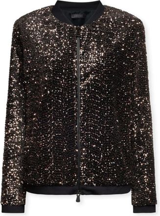 Elena Miro Dames, Jassen, Bruin, Maat: M Nylon