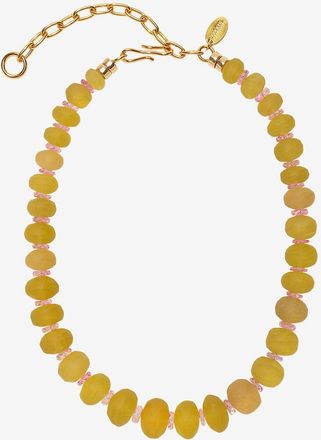 Lizzie Fortunato Halskette aus Zitronenquarz und Topaz Canary Cliffs