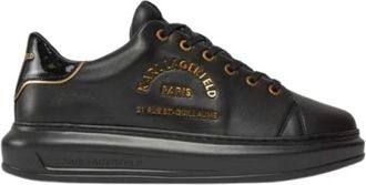 Karl Lagerfeld Metal Maison Sneakers - Heren - Sneakers - Zwart - 43 EU - Leer - Schoenen