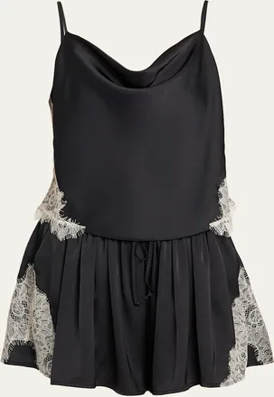 Cinq &agrave; Sept Esme Satin Lace-Trim Camisole