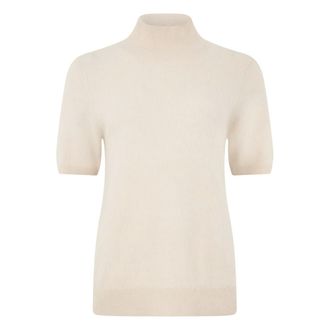 Max Mara Buono Short Sleeve Sweater - Knitwear - Mujer - Beige - L