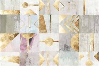 iCanvas Gold Deco By Pi Studio Wall Art