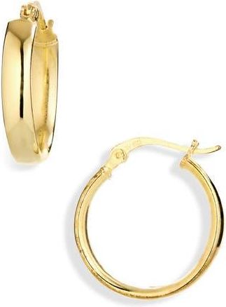 Argento Vivo Flat Hoop Earrings in Gold at Nordstrom Rack