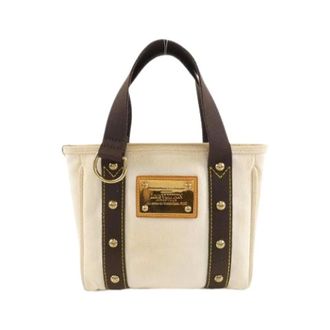 Louis Vuitton Pre-owned Tote Bags, female, White, Size: ONE SIZE Pre-owned Vintage Tote Bag