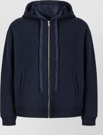 Missoni cotton zip-up hooded jacket