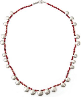 Isabel Marant Adriel necklace - women - Stone/Brass - One Size - Red