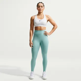 Nike Womens One Dri-FIT High-Waisted Full-Length Leggings in Green | DM7278-017