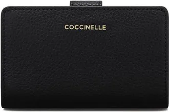 Coccinelle Womens Wallet Black Cowhide Bags
