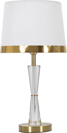 Mauro Ferretti L&aacute;mpara de mesa de metal y cristal cm &oslash; 30x56