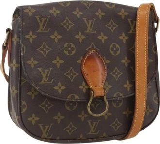 Louis Vuitton Pre-owned Cross Body Bags, female, Brown, Size: ONE SIZE Pre-owned Canvas Cross Body Bag