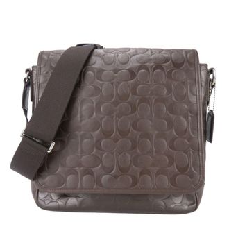 Coach Dark Brown Leather Shoulder Bag (Pre-Owned)