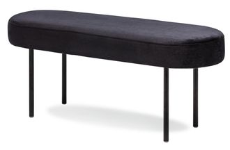 Nordlys Scandinavian Design Bench Metal Legs in Black
