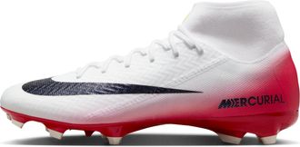Nike Mens Mercurial Superfly 10 Academy LV8 Multi-Ground High-Top Soccer Cleats in Red | HJ7311-600