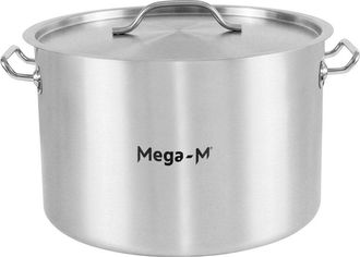 OEM Olla Mediana Para Catering Con Tapa Mega-m Standard 32 L, Di&aacute;metro 40 Cm X Altura 26 Cm N