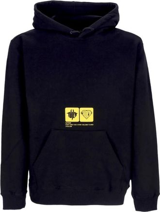 Iuter Zwarte Lichtgewicht Hoodie - Heren - Hoodies - Zwart - S - Katoen - Hoodies & sweatvesten