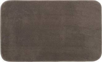 Gözze Badematte »Rio Premium« Höhe 18 mm rutschhemmend beschichtet fussbodenheizungsgeeignet schnell trocknend Badteppich, Uni Farben, waschbar, rechteckig 