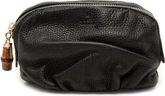 Gucci Pre-owned Gucci Calfskin Bamboo Cosmetic Pouch Ladies S88HTKO08LPNDXHP