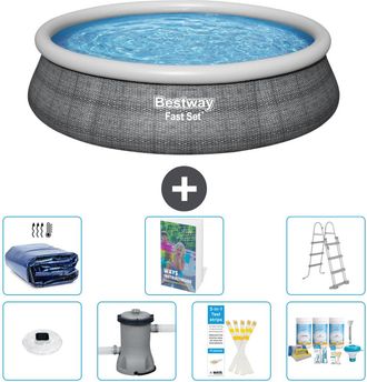Bestway Piscina Bestway Fast Set Redonda - 457x107 Cm - 8-piezas S402