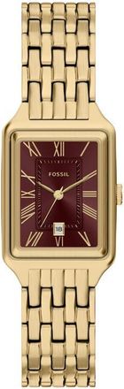 Fossil Raquel Goldtone Bracelet Watch, 23mm x 38mm at Nordstrom