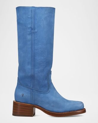Frye Campus 14L Leather Mid-Calf Boots