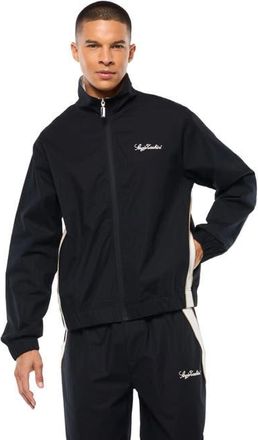 Sergio Tacchini Fiamma Track Jacket in Black Beauty at Nordstrom, Size Xx-Large