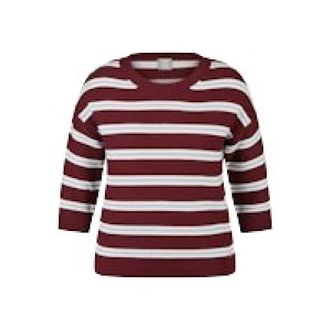 Rabe Gebreide trui met ronde hals - Dames - Truien - Veelkleurig - Maat: 2XL