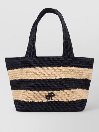 Patou raffia tote bag